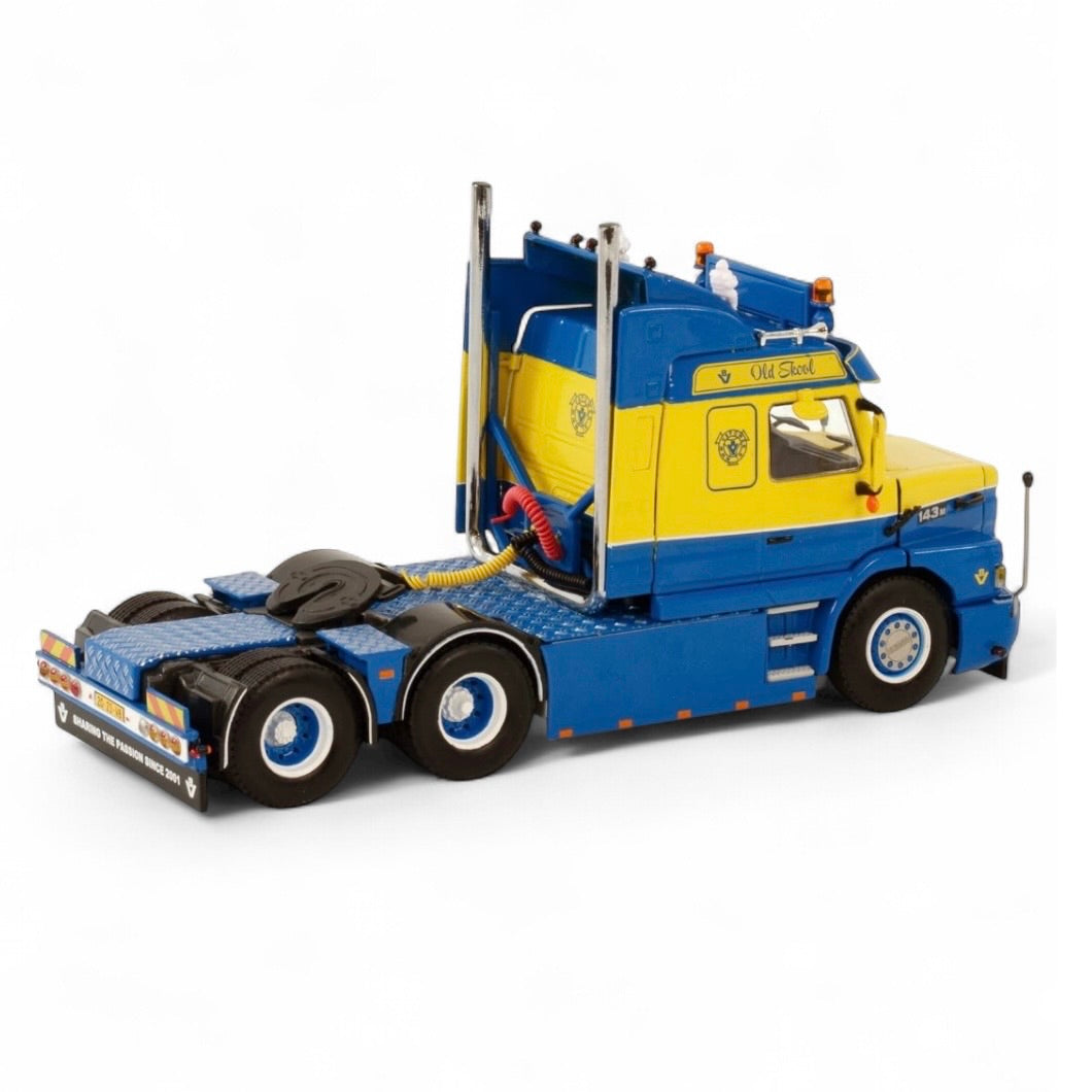 WSI Scania 143M 450 Torpedo Streamline 6x2 Tag Axle "V8Power.NL"