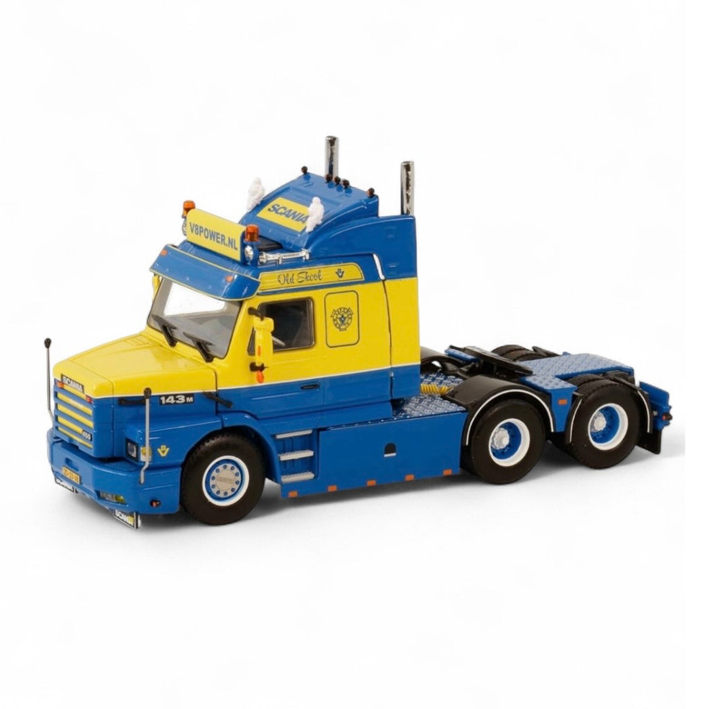 WSI Scania 143M 450 Torpedo Streamline 6x2 Tag Axle "V8Power.NL"