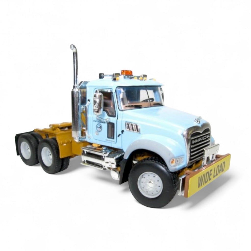 First Gear Mack Granite Tractor with Talbert Lowboy Trailer "Chicago City" Livery