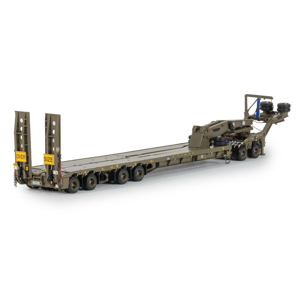 Drake Collectibles Mack Super-Liner 1:50 Australian Army Low Loader Set trailer view