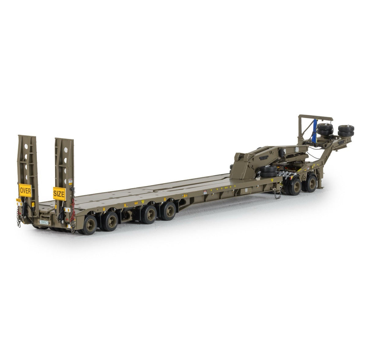 Drake Collectibles Mack Super-Liner 1:50 Australian Army Low Loader Set trailer view