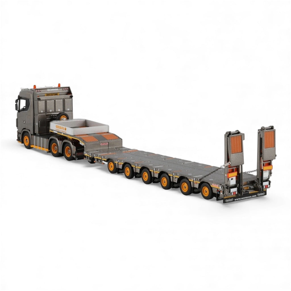 WSI Gerhan Transport Scania S Normal CS20N 6x4 with Nooteboom Manoovr 6 Axle Low Loader