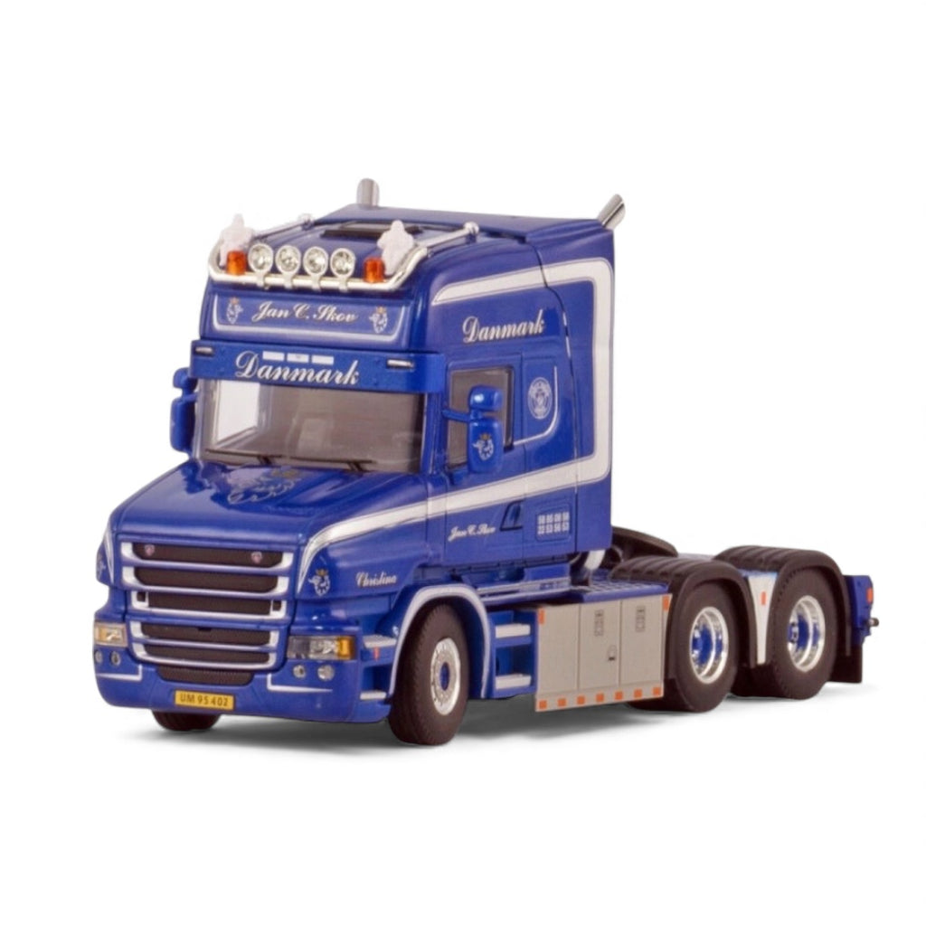 WSI Jan C Skov (Denmark) Scania T6 Torpedo Topline 6x2 Tag Axle 1:50 scale model