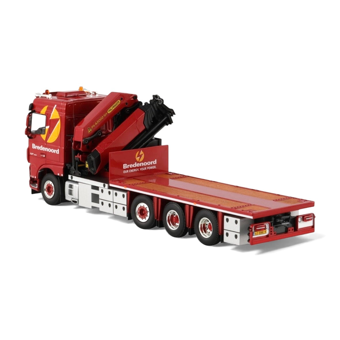 WSI Brednoord DAF XF Space Cab 8x2 Tridem with Palfinger PK 65002 SH