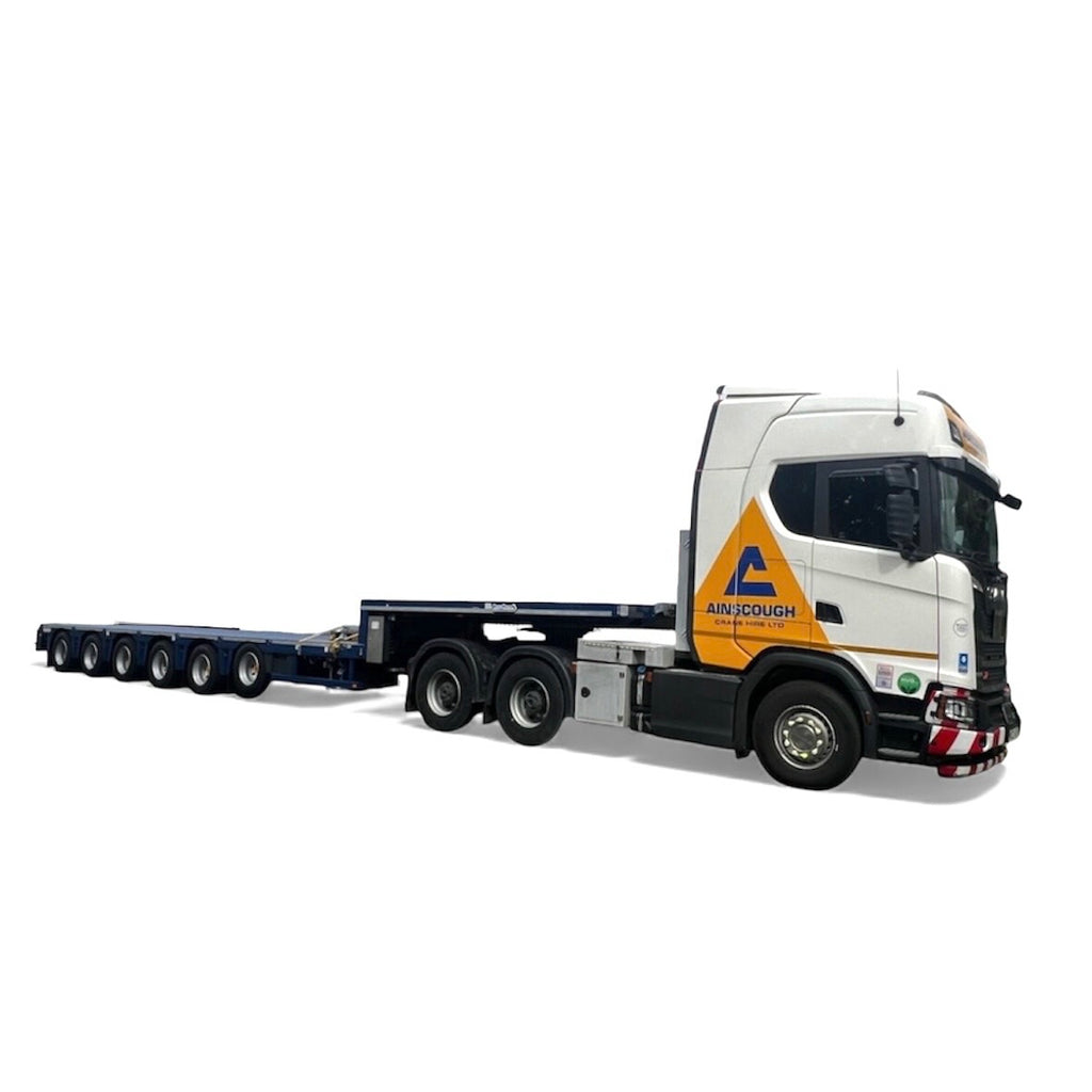 WSI Ainscough Scania S Highline CS20H 6x4 with Nooteboom MANOOVR 6 axle Low loader (Pre Order)