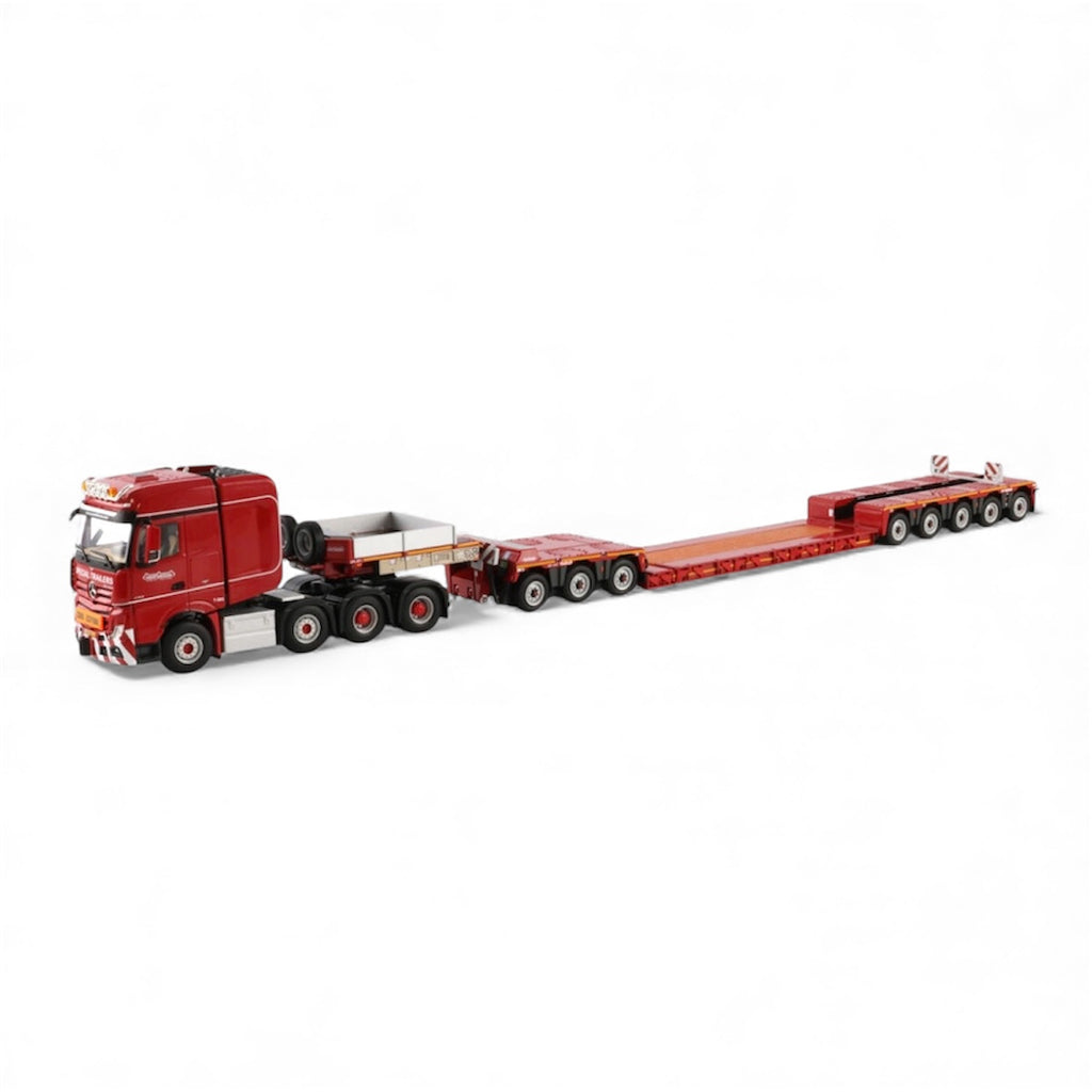 WSI Nooteboom Red Line Mercedes Benz Actros MP5 SLT Big Space 8x4 with Nooteboom 5+3 Euro PX Low Loader*