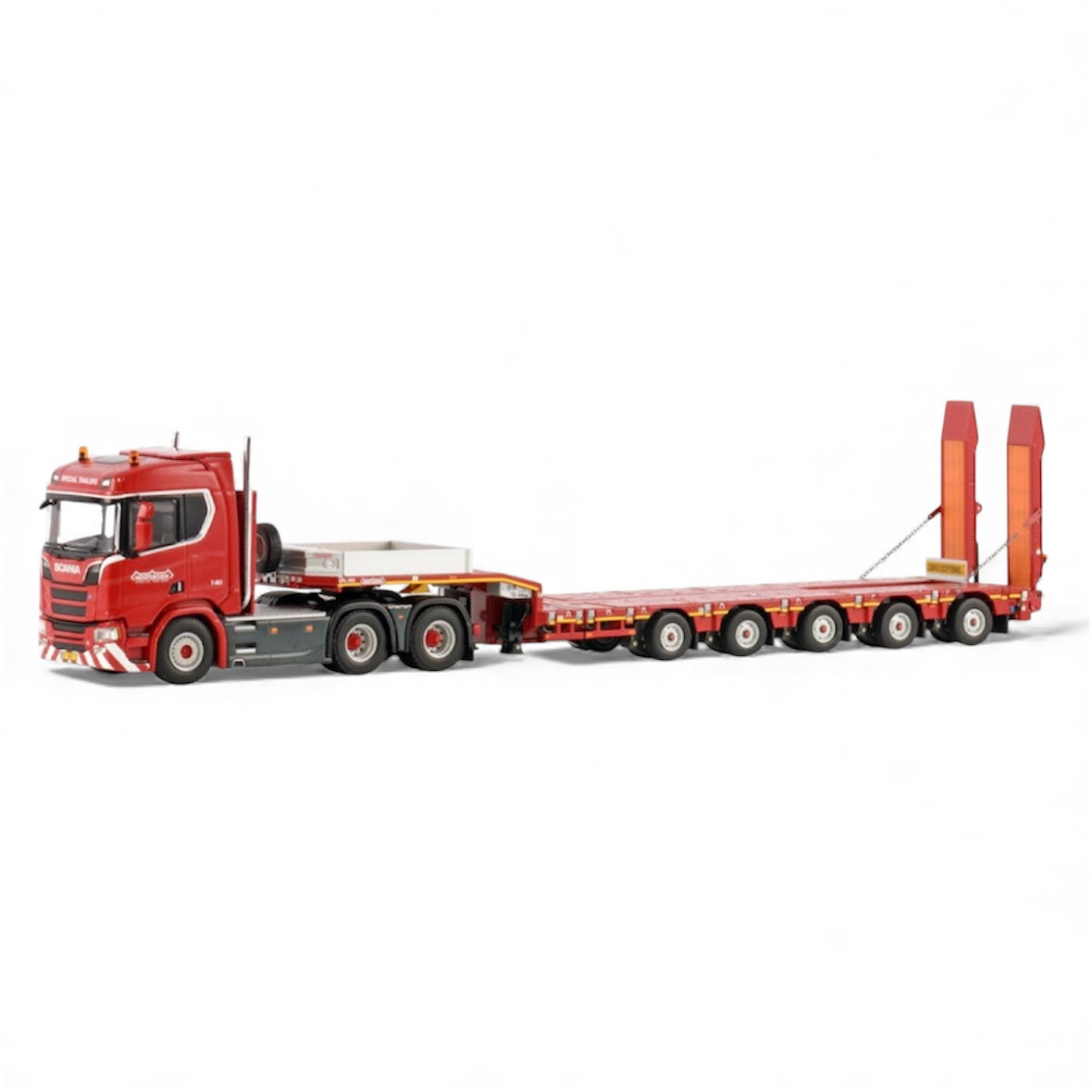 WSI Nooteboom Red Line Scania R Normal CR20N 6x4 with Nooteboom Manoovr Excavator Trough Low Loader*