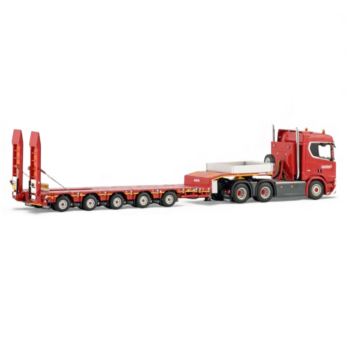 WSI Nooteboom Red Line Scania R Normal CR20N 6x4 with Nooteboom Manoovr Excavator Trough Low Loader*