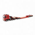WSI Nooteboom Red Line Volvo FH5 Globetrotter XL 8x4 with Nooteboom 4+2 PX Low Loader 1:50 scale model