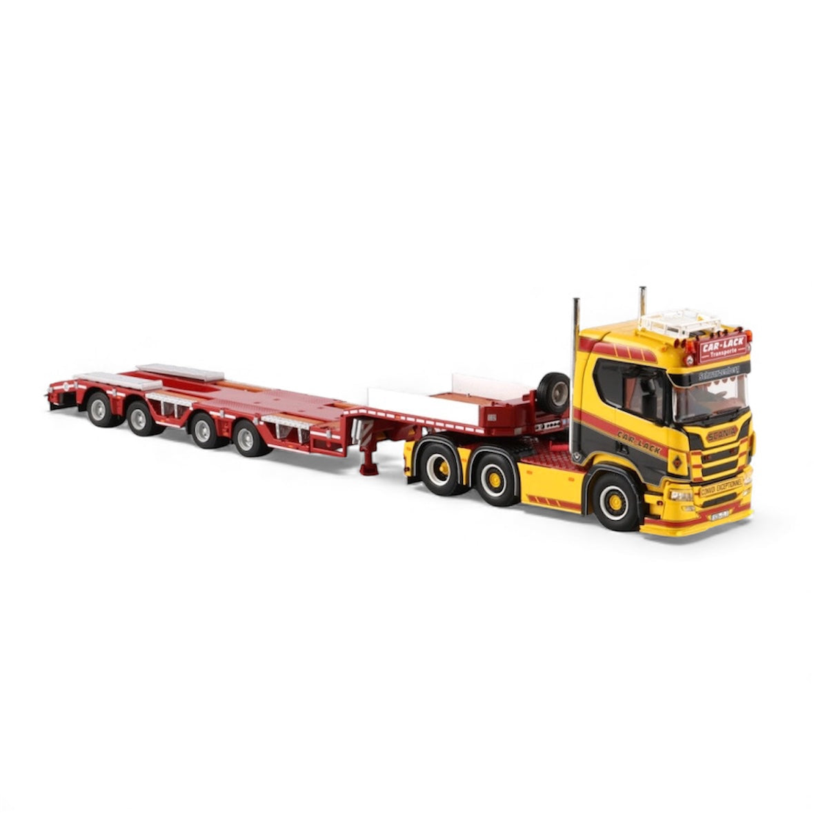 WSI Car-Lack Scania R Normal CR20N 6x2 with Wheel Well Semi Low Loader