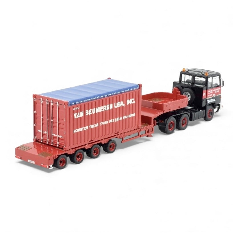 Tekno Van Seumeren (Mammoet) Ford Transcontinental 6x4 with Semi Low Loader and Container*