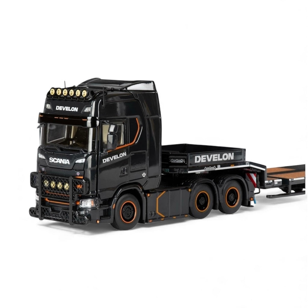 IMC Develon Scania S Series High Roof 6x4 with Nooteboom MCOS 4 Axle Semi Low Loader with Ramps (Pre Order)