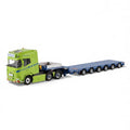 WSI Nordic Crane Kynningsrud DAF XG+ 6x4 with 6 Axle Nooteboom Manoovr Low Loader Trailer