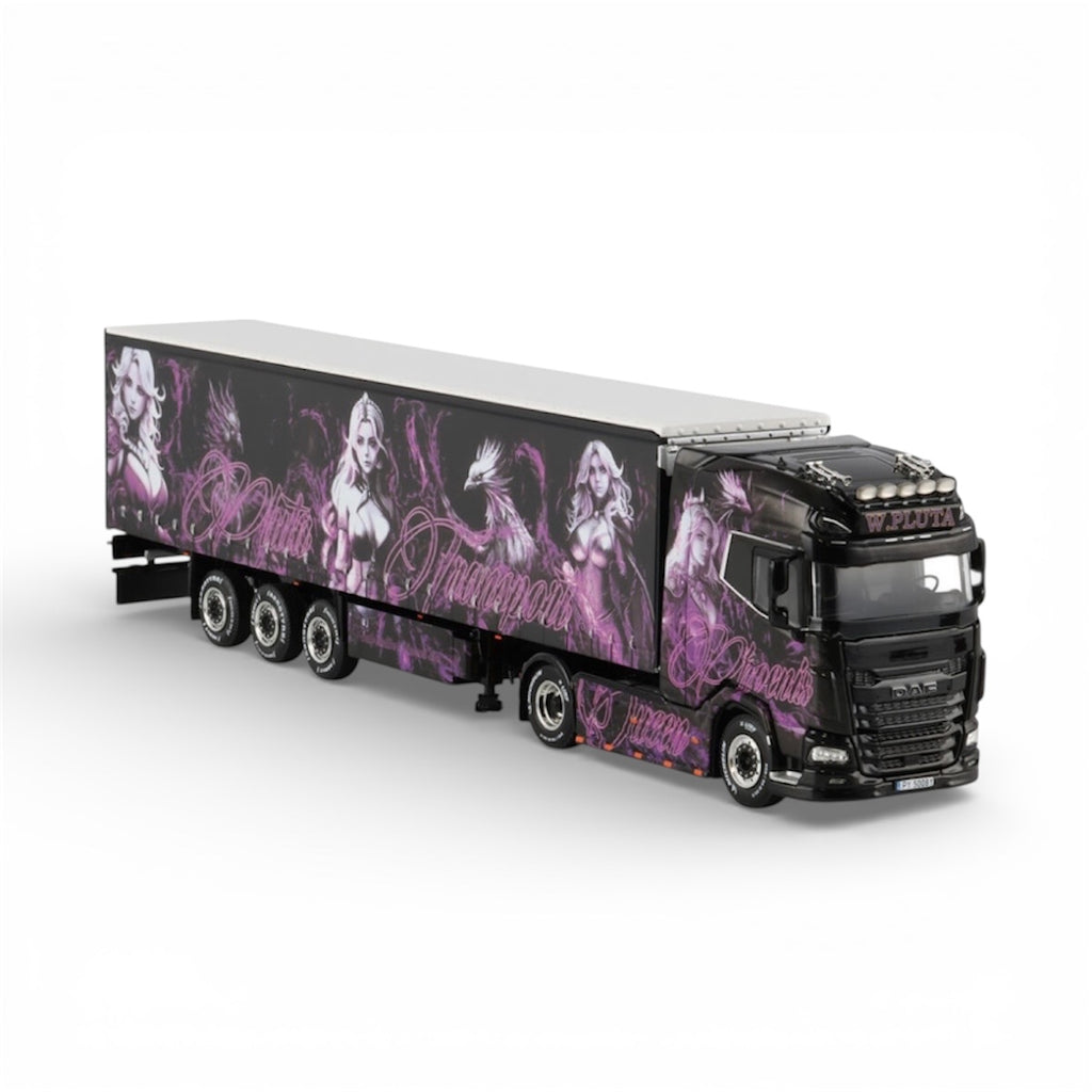 WSI Pluta Transport "Phoenix Queen" DAF XG+ 4x2 with Curtainside Trailer