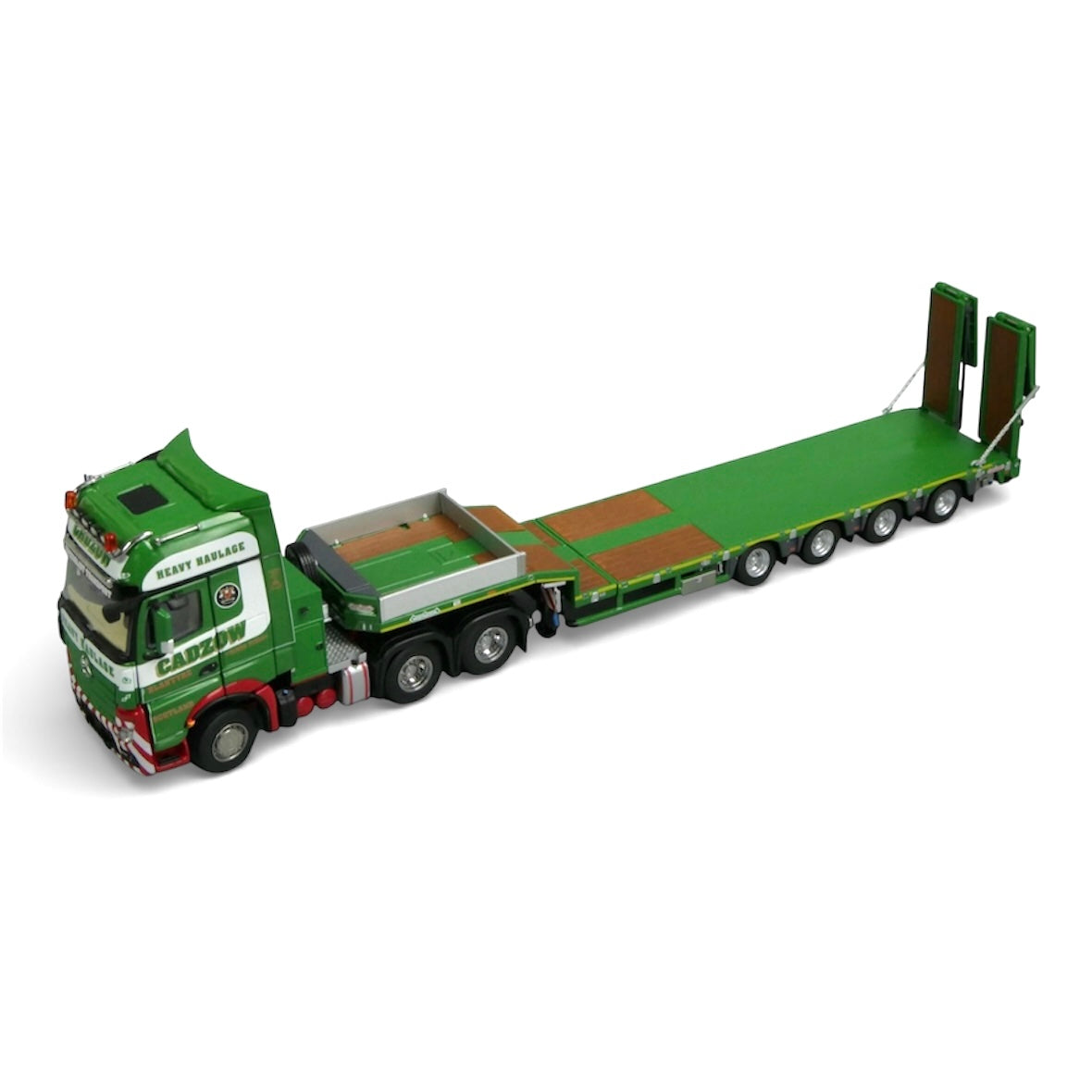 IMC Cadzow Mercedes-Benz Actros Gigaspace 6x4 with Nooteboom MCOS 4 Axle Semi Low Loader Trailer