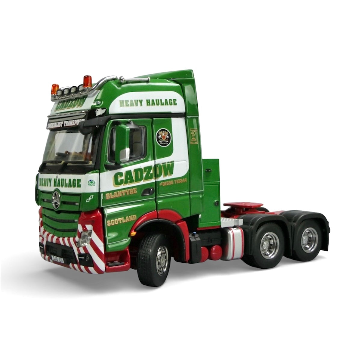 IMC Cadzow Mercedes-Benz Actros Gigaspace 6x4 with Nooteboom MCOS 4 Axle Semi Low Loader Trailer