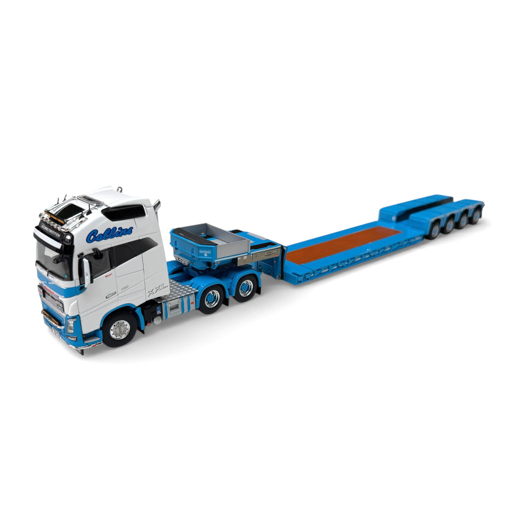 WSI Collins Earthworks Volvo FH16 750 Globetrotter XXL 6×4 with 4 axle Nooteboom PX Low Loader*