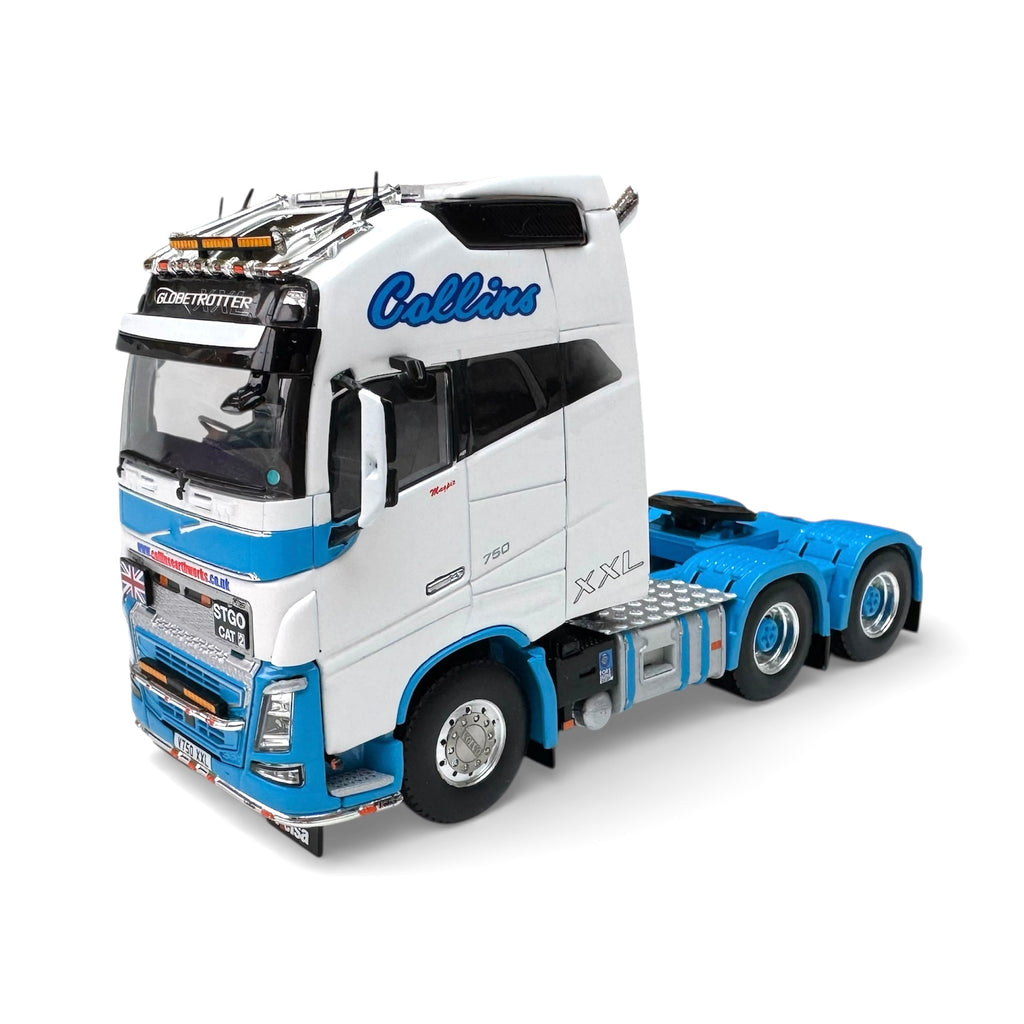 WSI Collins Earthworks Volvo FH16 750 Globetrotter XXL 6×4 with 4 axle Nooteboom PX Low Loader*