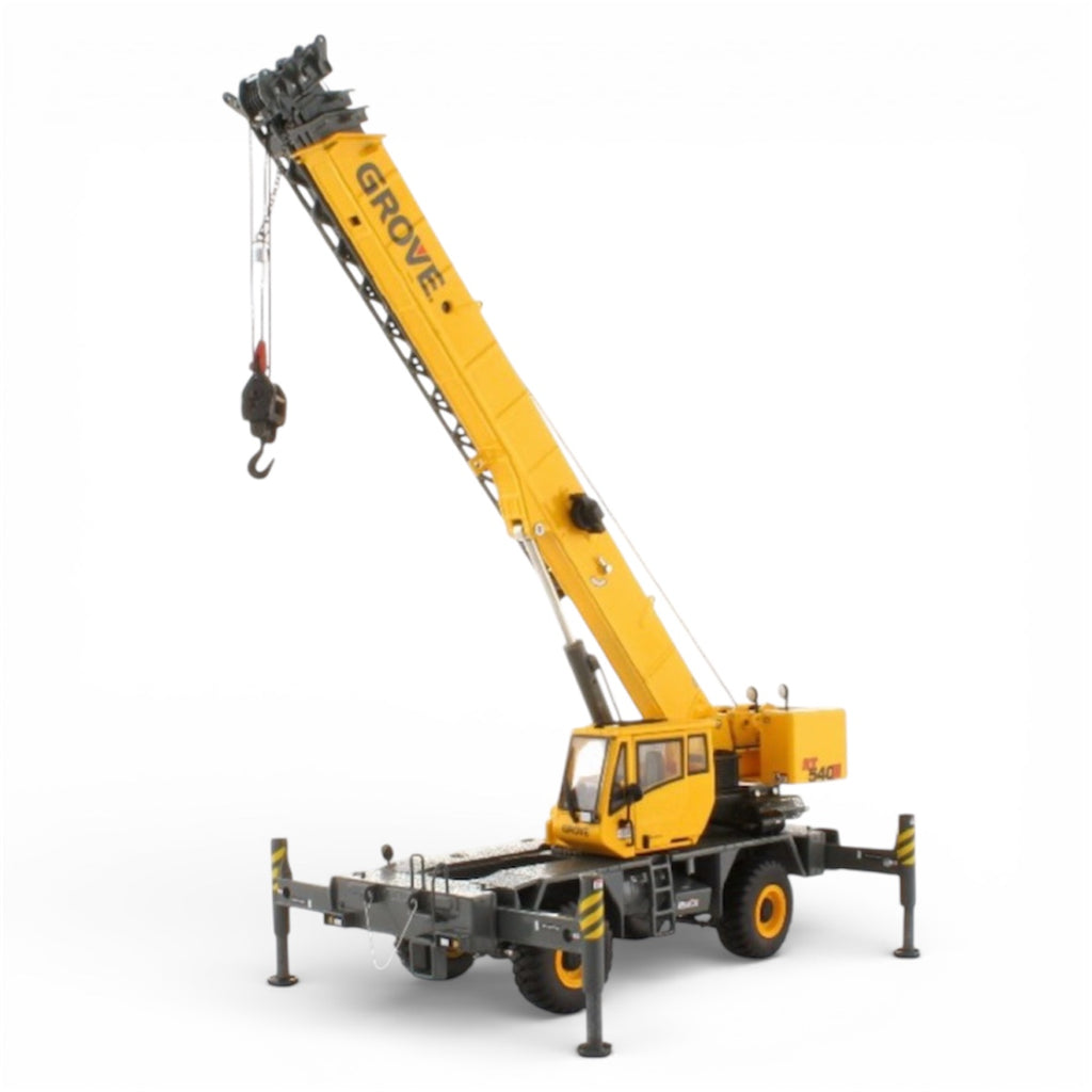 Twh Models TWH Manitowoc Grove RT540E Rough Terrain Crane | 1:50 Die-Cast Model ...
