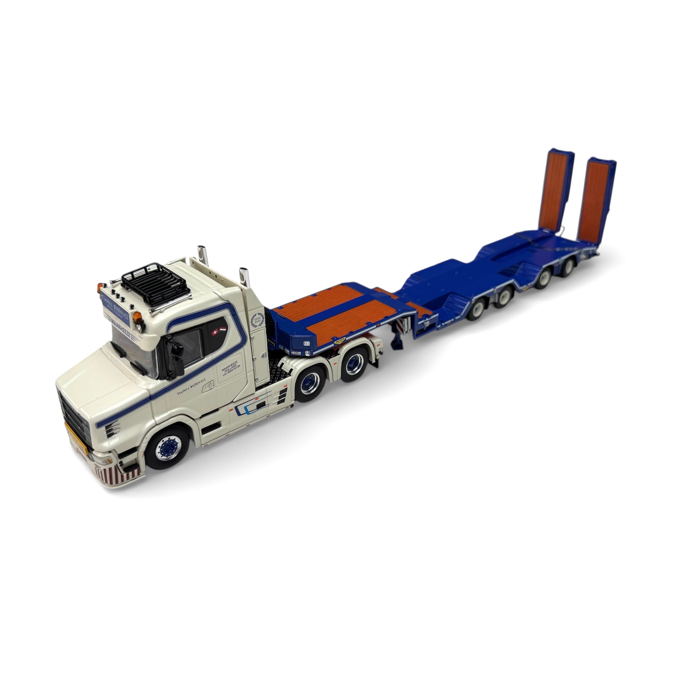 WSI Scania Vlastuin Torpedo with 4-axle Wheel Well Semi Low Loader Twan Bierings