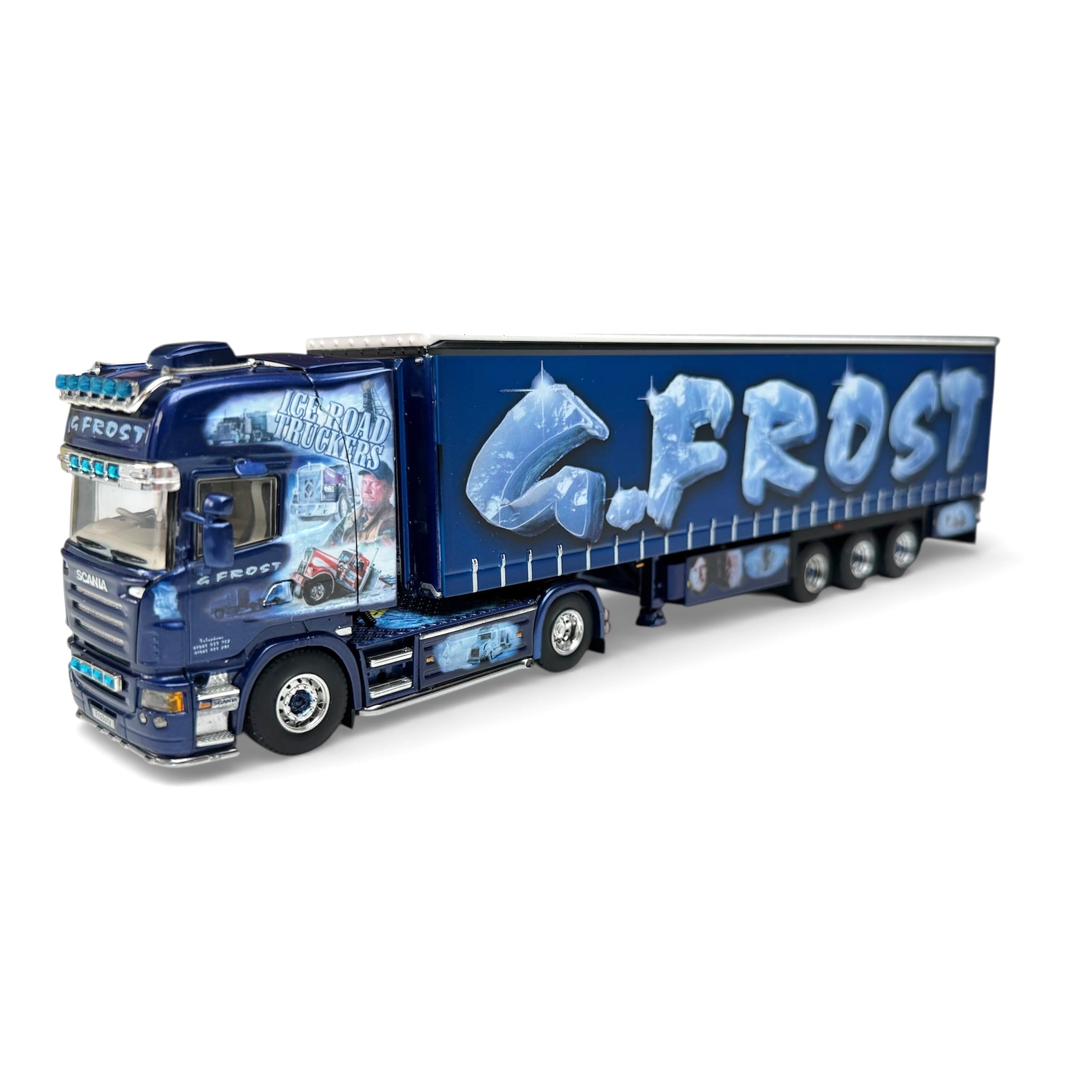 WSI Scania R Topline with Curtainside Trailer G Frost (Ice Road Truckers)*