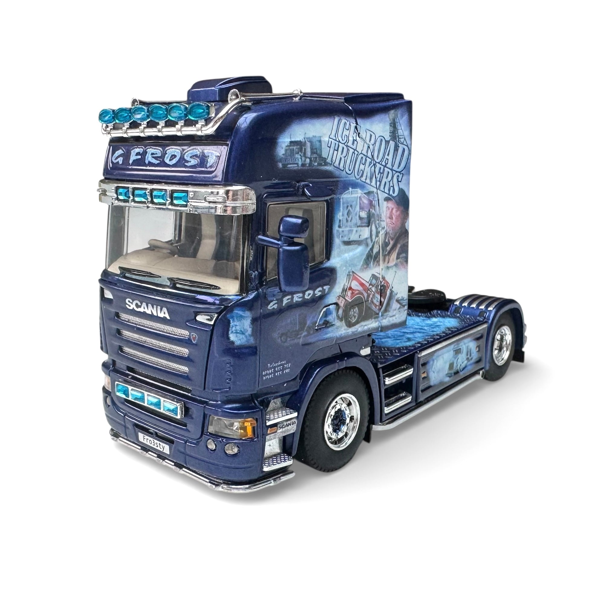 WSI Scania R Topline with Curtainside Trailer G Frost (Ice Road Truckers)*