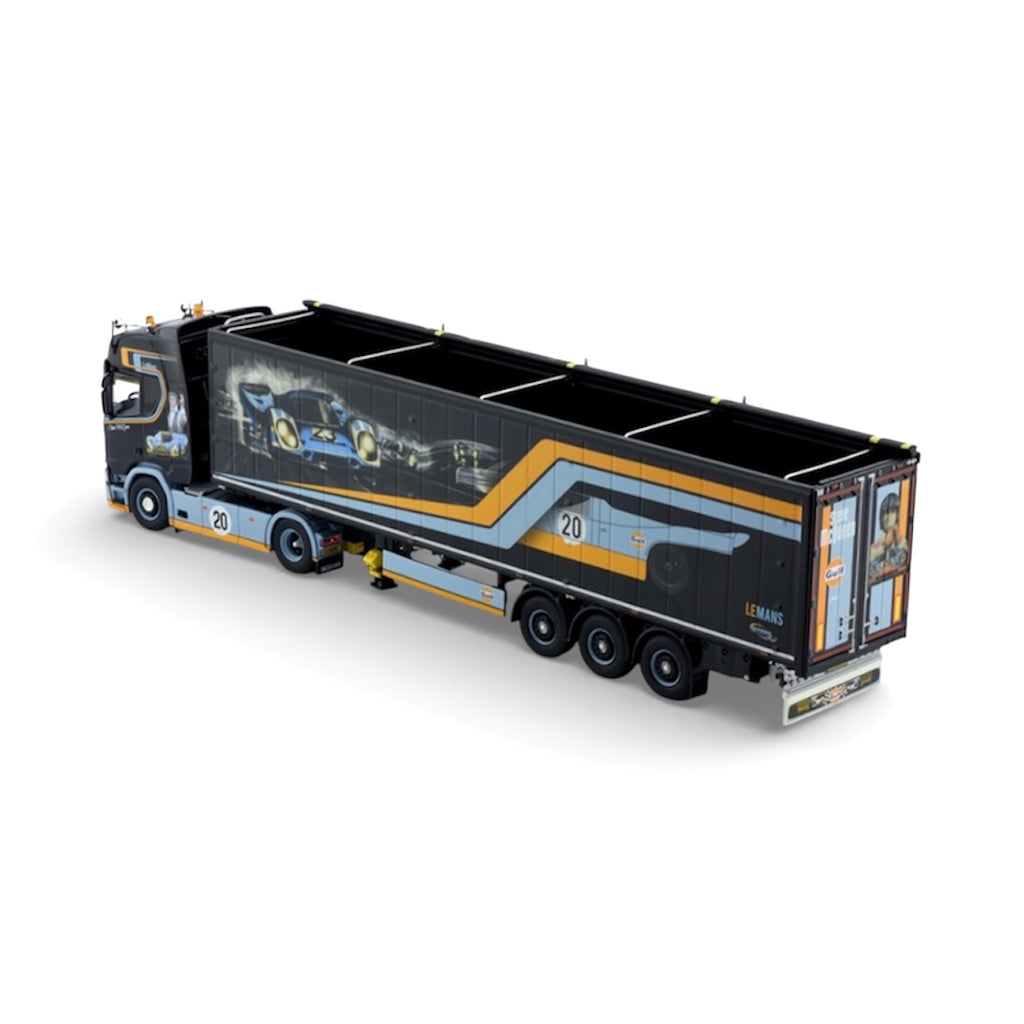 Tekno Scania Walking Floor Trailer Repinski Transport Poland (Steve McQueen LeMans Gulf Racing)