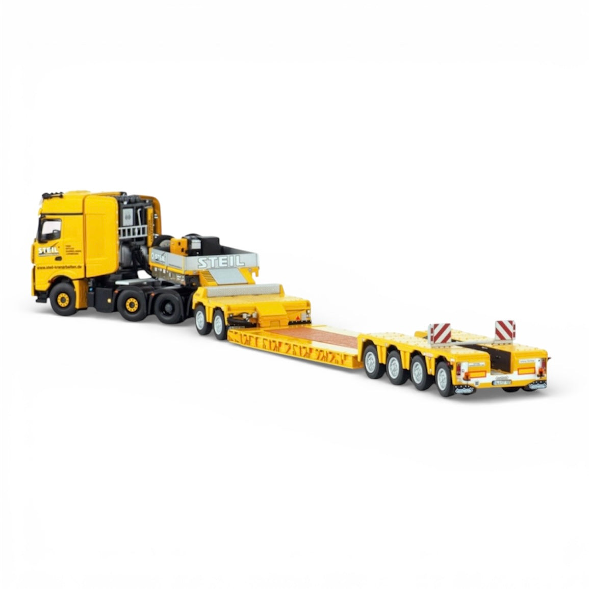 WSI Steil Mercedes-Benz Arocs MP4 SLT Big Space 8x4 with 4 Axle Nooteboom Euro Low Loader with 2 Axle Dolly*