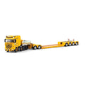 WSI Steil Mercedes-Benz Arocs MP4 SLT Big Space 8x4 with 4 Axle Nooteboom Euro Low Loader with 2 Axle Dolly