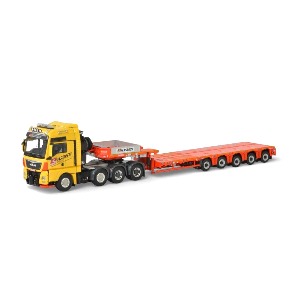 WSI Silvasti Heavy Haulage MAN TGX XXL 8x4 with Nooteboom MCO-PX - 5 Axle Low Loader*
