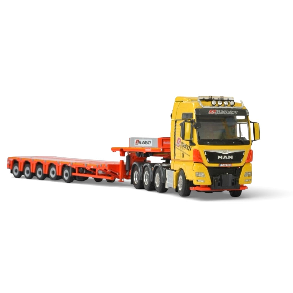WSI Silvasti Heavy Haulage MAN TGX XXL 8x4 with Nooteboom MCO-PX - 5 Axle Low Loader*