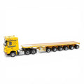 IMC Kavanagh Crane Hire Mercedes Arocs 8x4 with 6 Axle Nooteboom Ballast Trailer