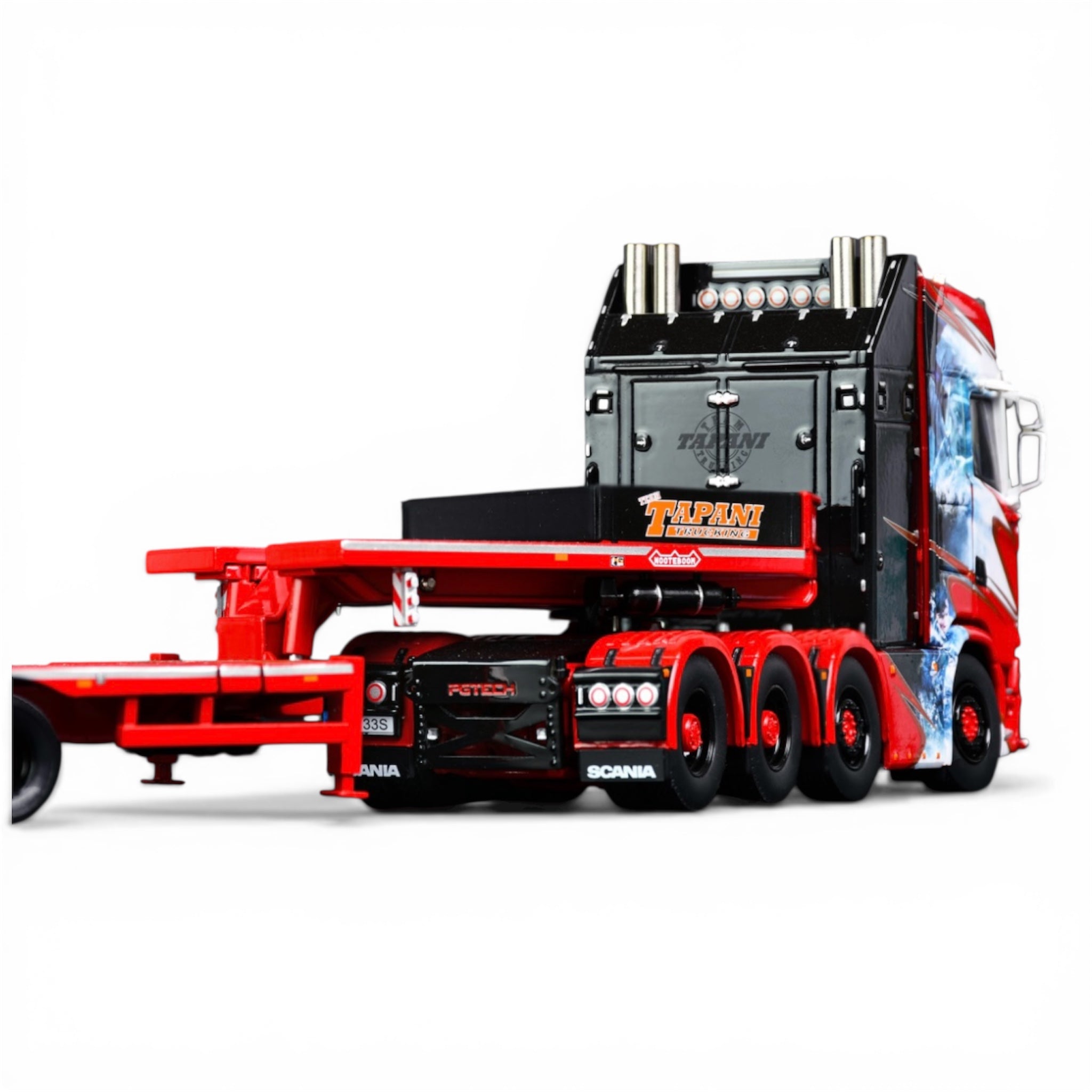 IMC Tapani Trucking Scania S 8x4 Nooteboom MCO Low Loader 1:50