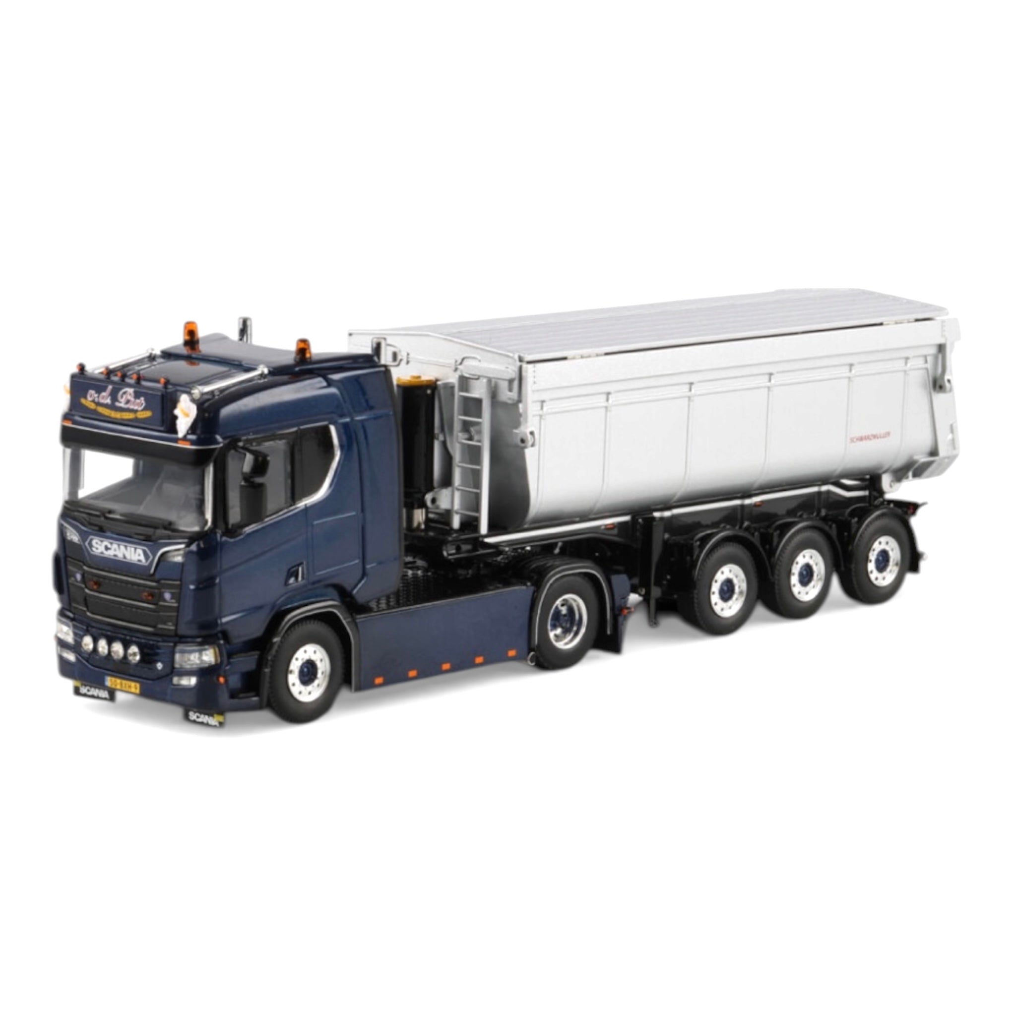 WSI Loonbedrijf V.D. Put Scania R Normal CR20N with 3 Axle Tipper Trailer