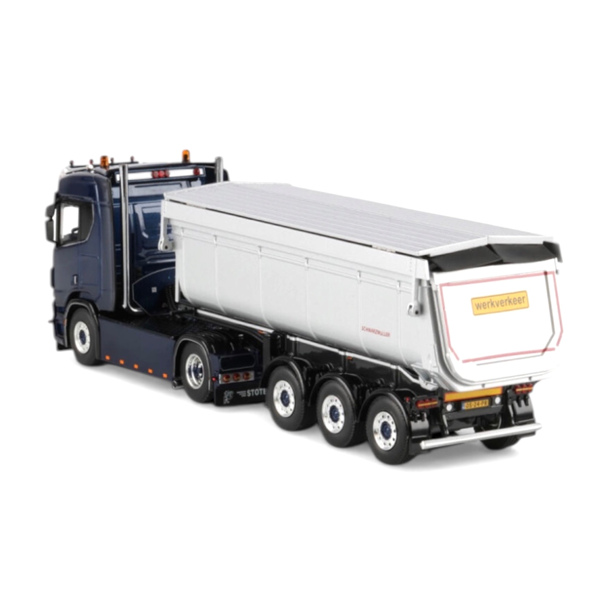 WSI Loonbedrijf V.D. Put Scania R Normal CR20N with 3 Axle Tipper Trailer