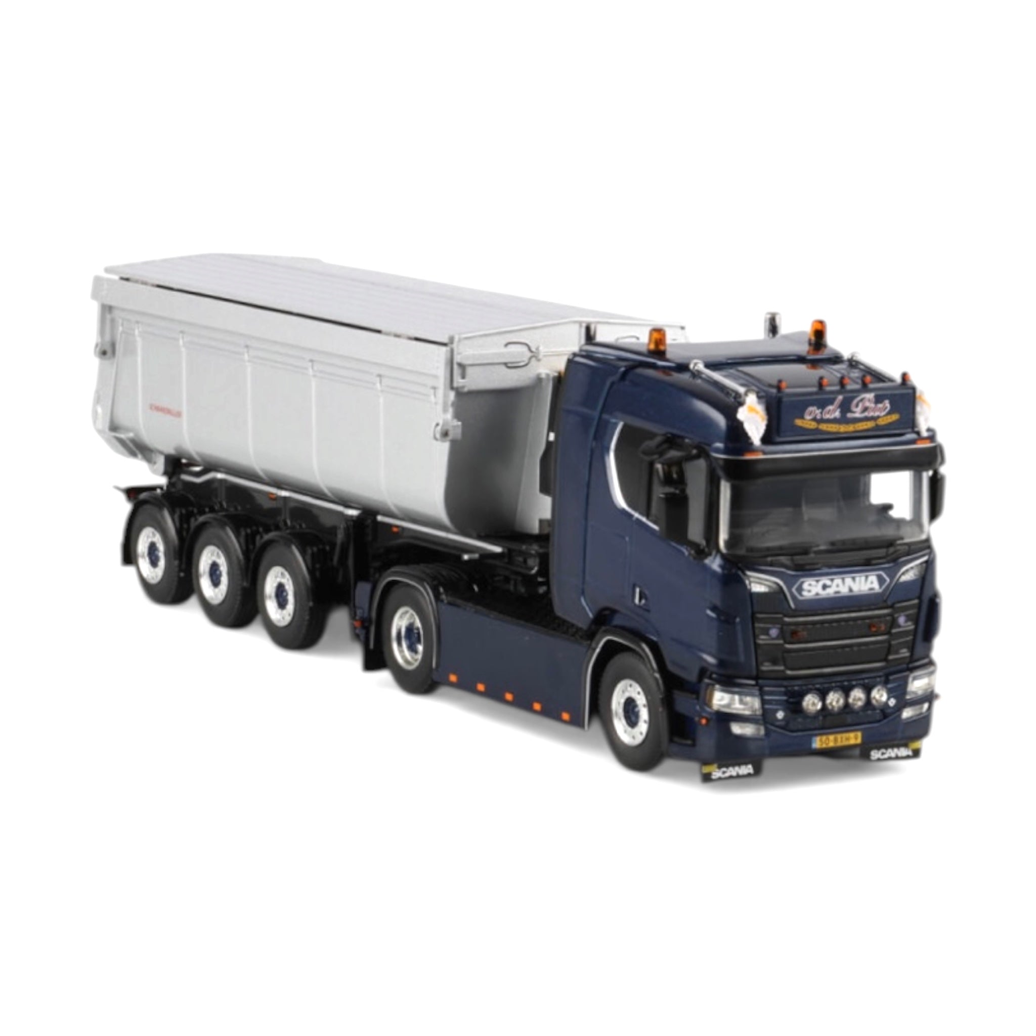 WSI Loonbedrijf V.D. Put Scania R Normal CR20N with 3 Axle Tipper Trailer