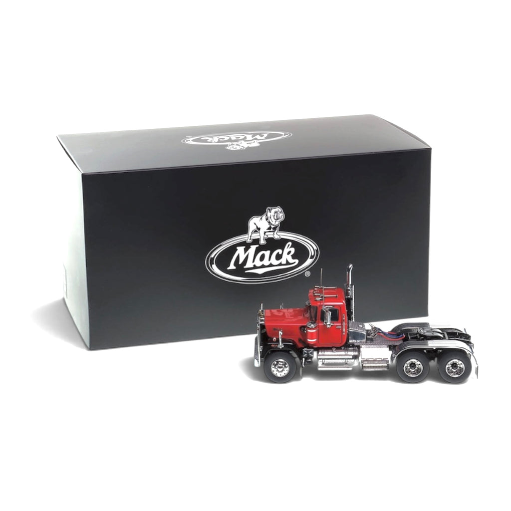 Heavy Haul Replicas Mack Superliner Tandem Axle Tractor - Red over Black box view