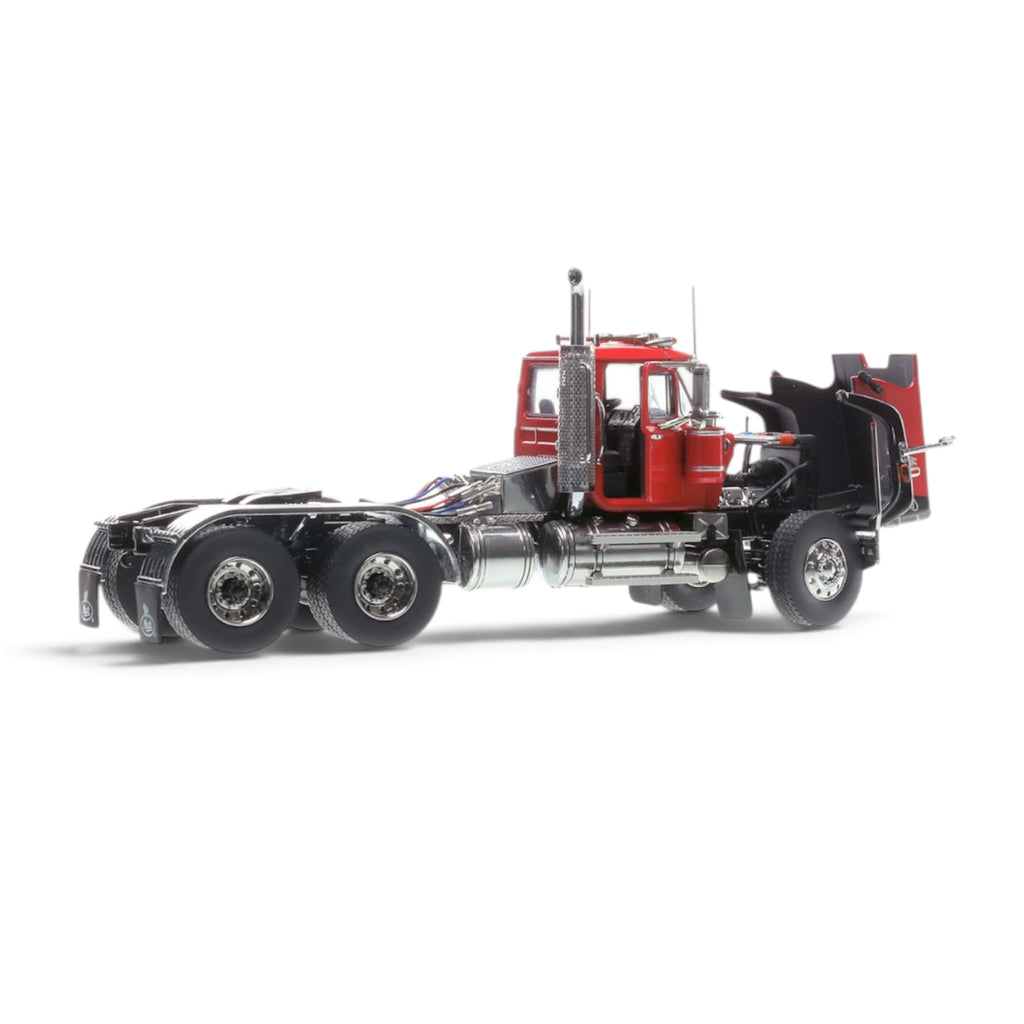 Heavy Haul Replicas Mack Superliner Tandem Axle Tractor - Red over Black right detail view