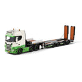 WSI HKA Scania S Highline CS20H 6x2 with Broshuis Wheel Well Semi Lowloader with Ramps