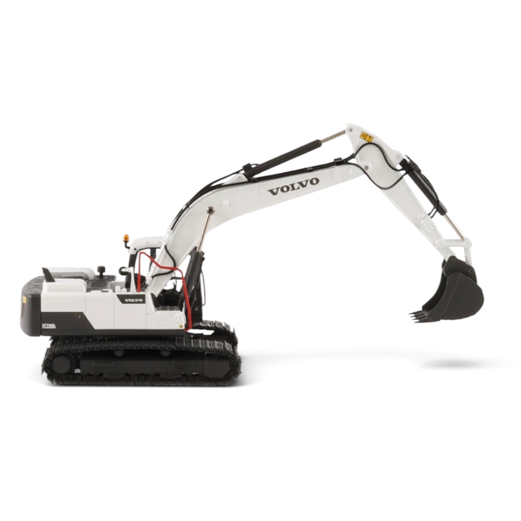WSI Volvo EC220D Track Excavator in Mining White boom detail view