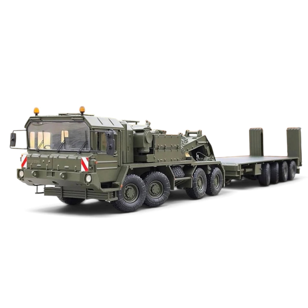 Kranlab Faun SLT-50 Elefant and Tank Transporter Trailer in Dark Green