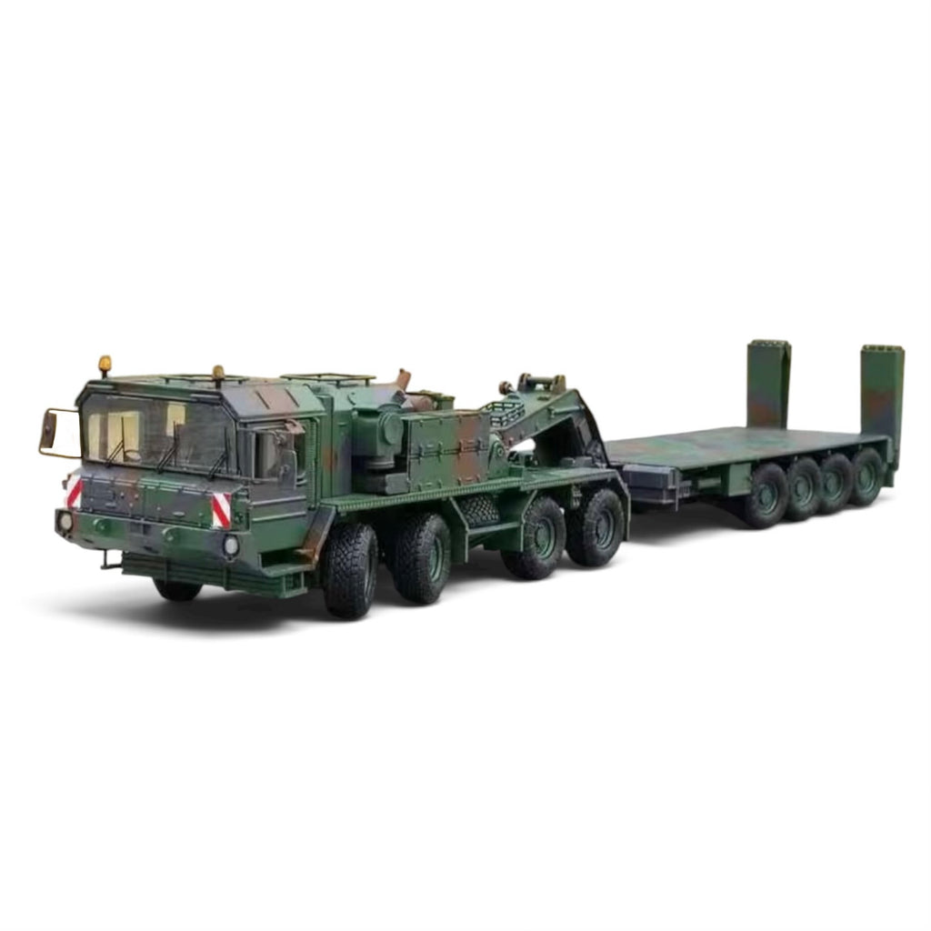 Kranlab Faun SLT-50 Elefant and Tank Transporter Trailer in Camouflage