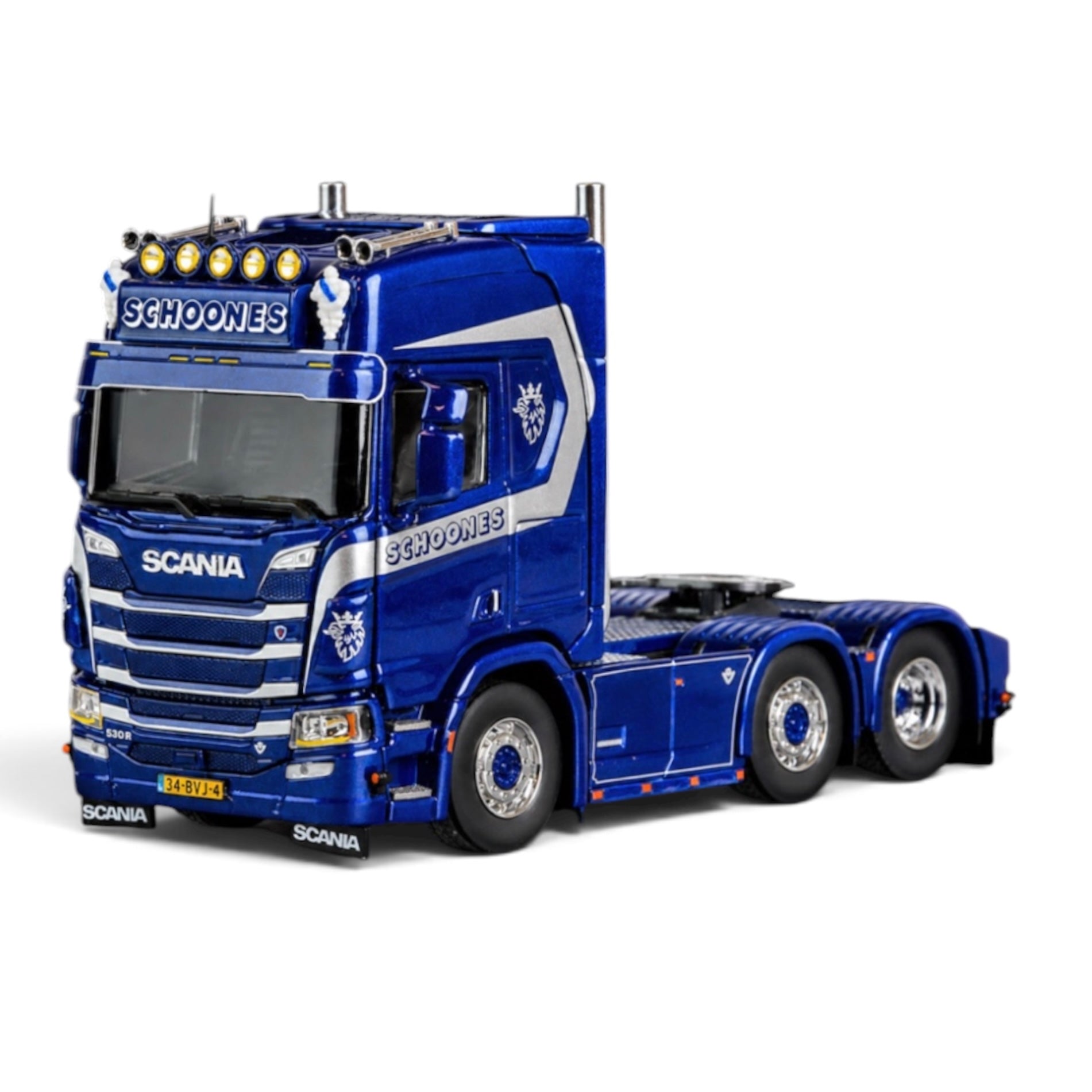 WSI White Line Scania R Highline CR20H 6x2 Twin Steer 1:50 Scale