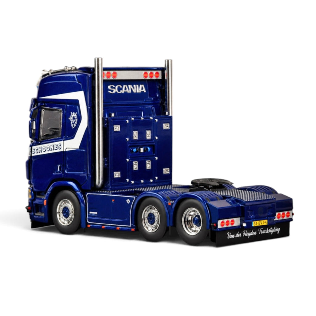 IMC Scania R Series6x2 Schoones B.V. rear quarter view