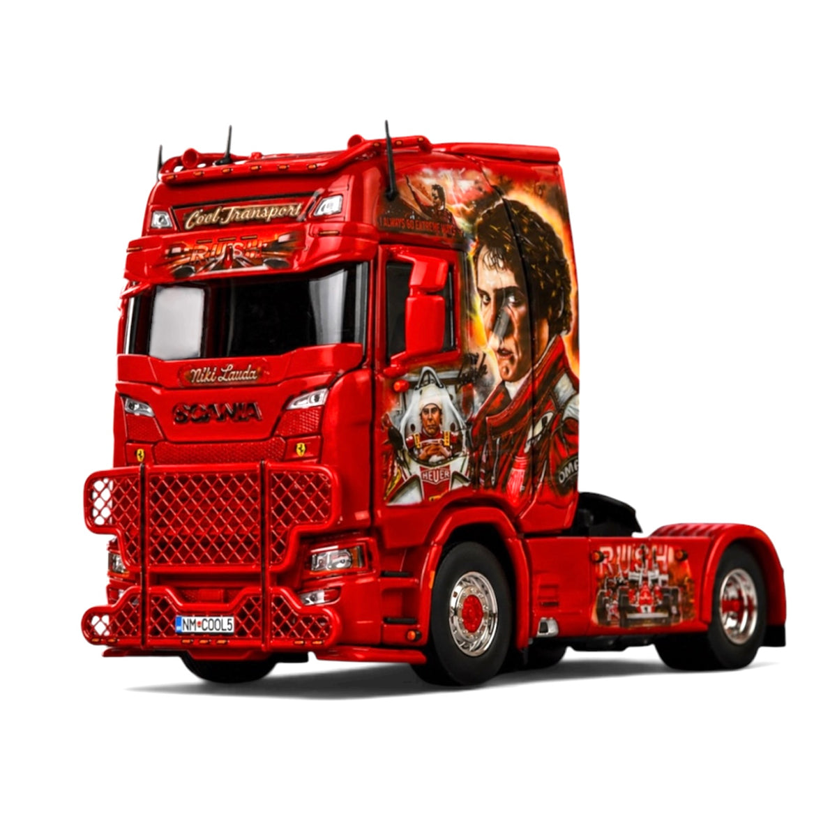 IMC Cool Transport Niki Lauda / Rush Scania S Series detail view