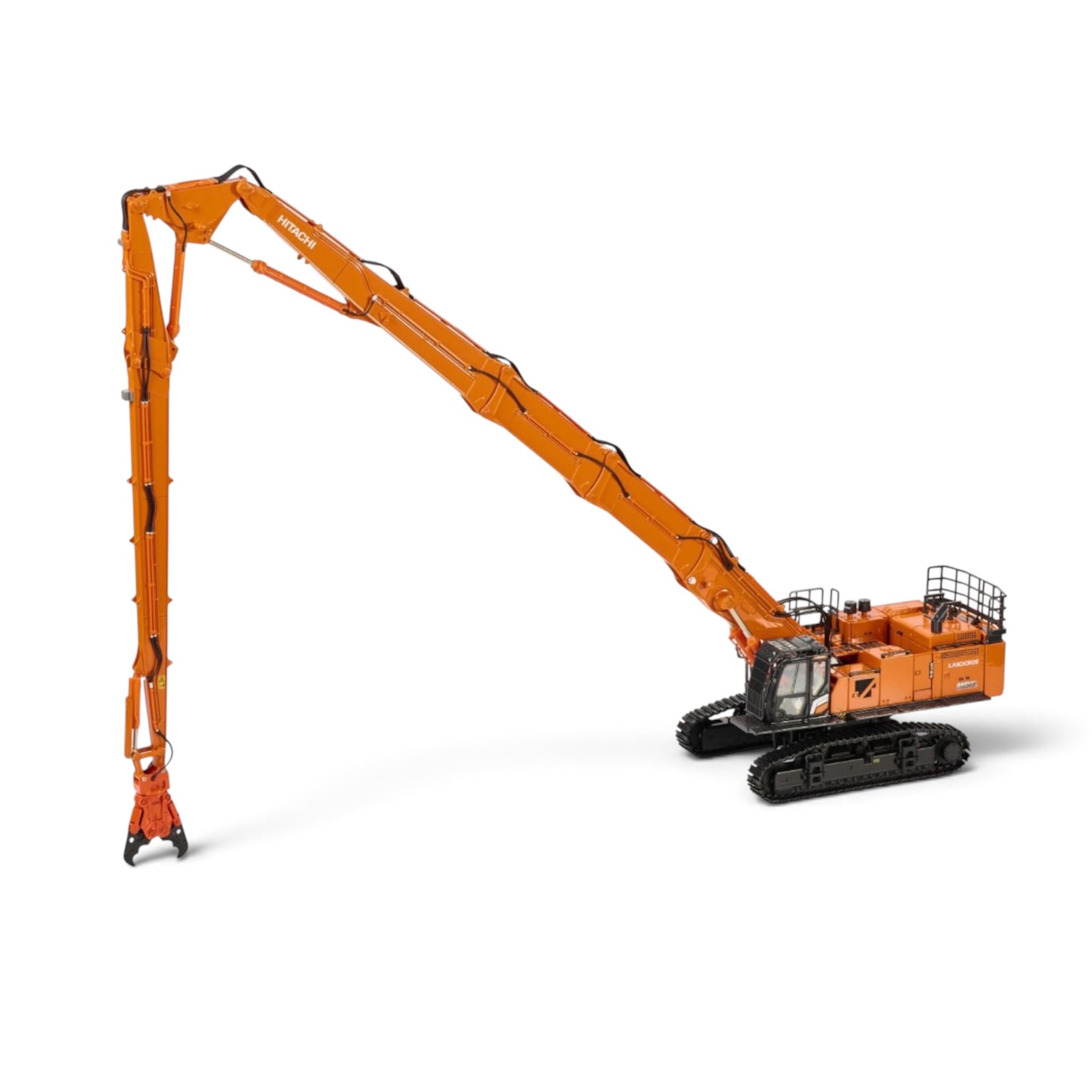 Replicars Hitachi-Landcros Excavator ZX1100K-7 demolition boom view