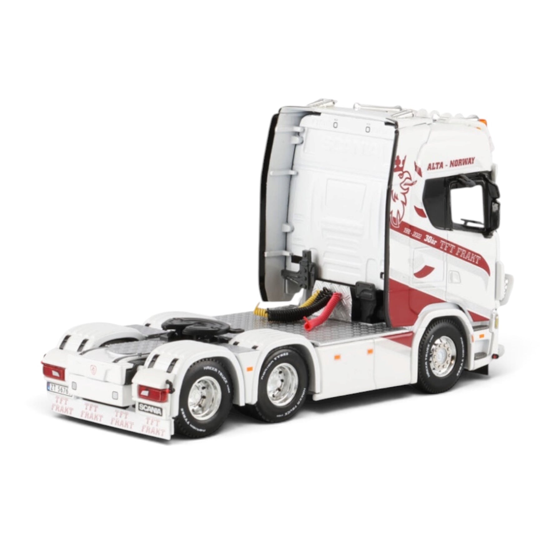WSI TFT Frakt (Norway) Scania S Highline CS20H 6x2 Tag Axle rear view
