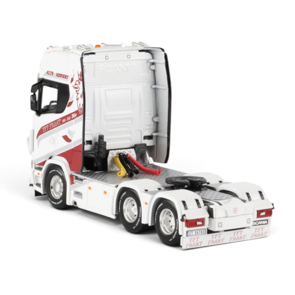 WSI TFT Frakt (Norway) Scania S Highline CS20H 6x2 Tag Axle rear left view