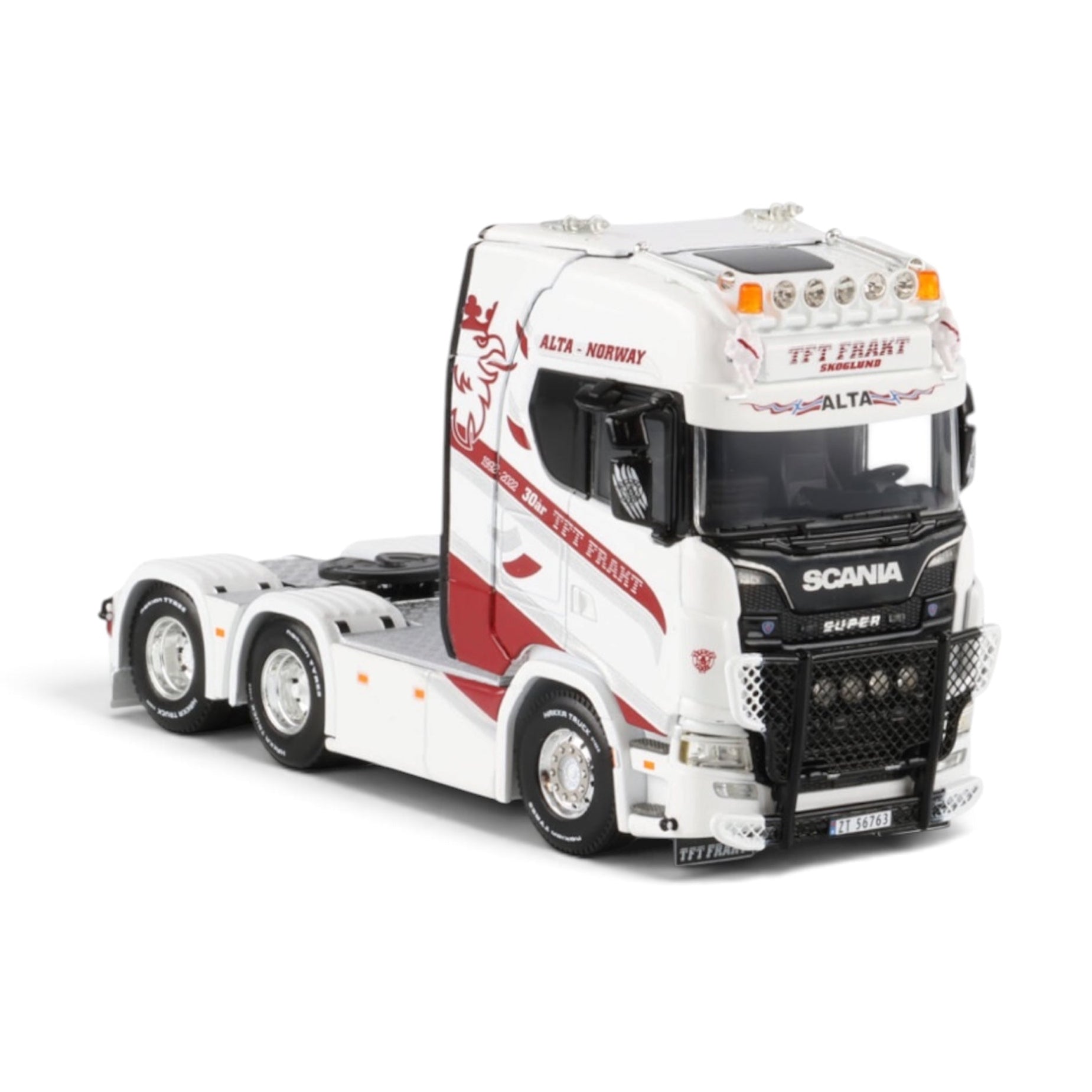 WSI TFT Frakt (Norway) Scania S Highline CS20H 6x2 Tag Axle front view
