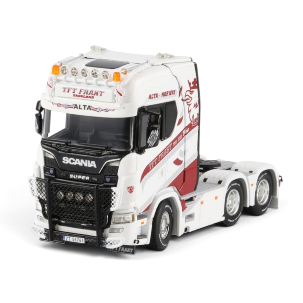 WSI TFT Frakt (Norway) Scania S Highline CS20H 6x2 Tag Axle detail view